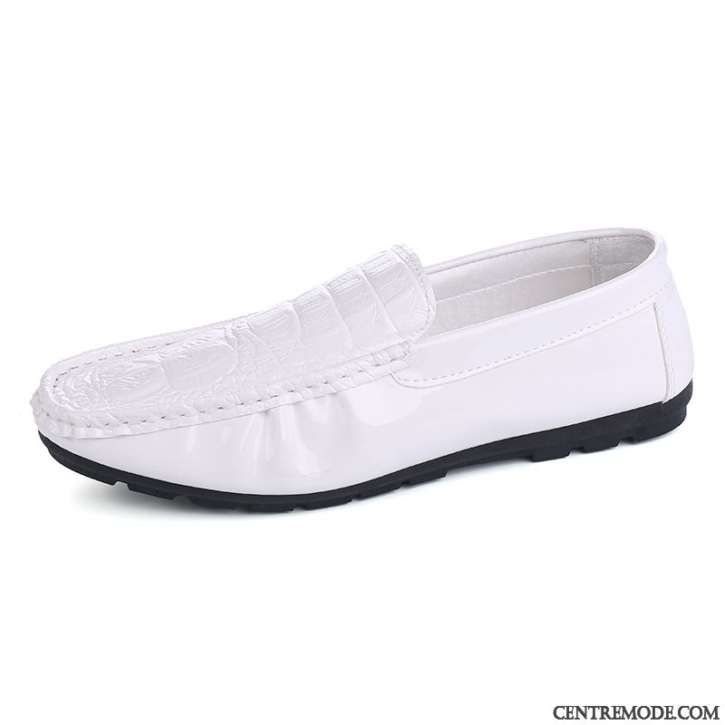 Chaussure Mocassin Homme Pas Cher, Mocassins Blancs Pour Homme Bronzage Papayawhip