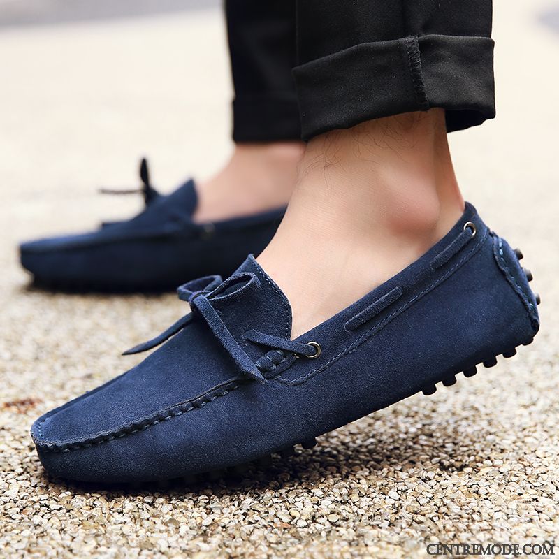 Chaussure Pour Homme Mocassin, Mocassin Classique Homme Rose Saumon Vert