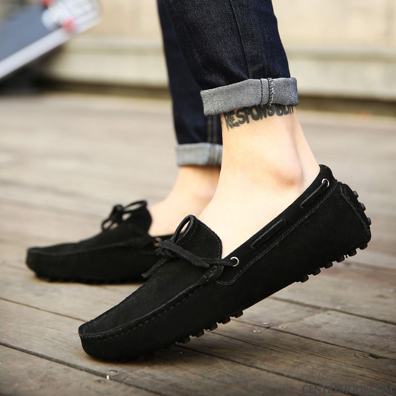 Chaussure Pour Homme Mocassin, Mocassin Classique Homme Rose Saumon Vert