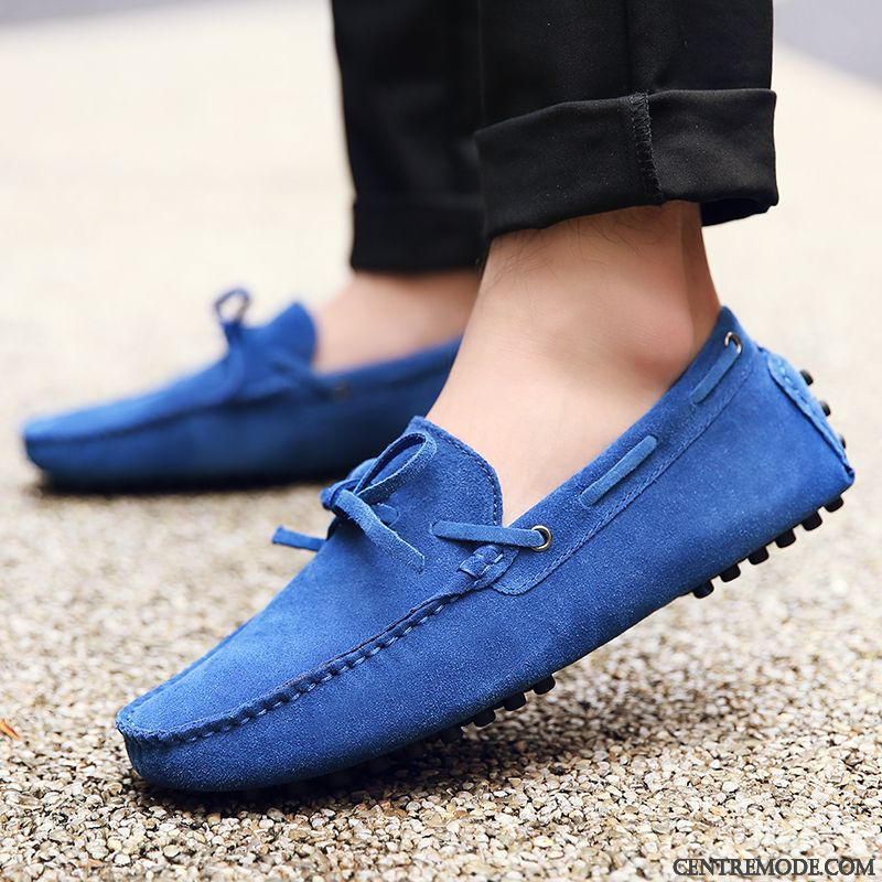 Chaussure Pour Homme Mocassin, Mocassin Classique Homme Rose Saumon Vert