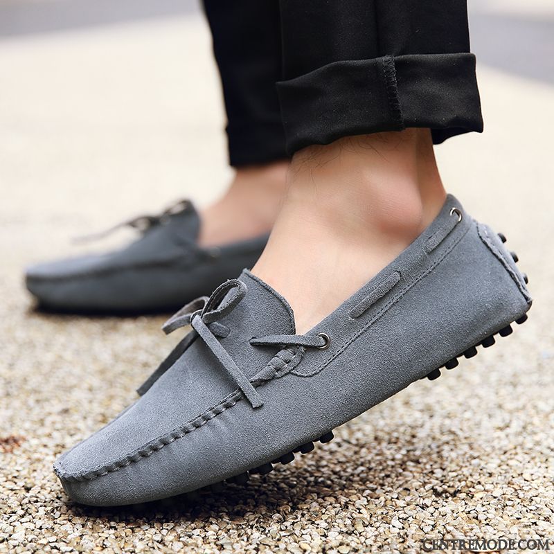Chaussure Pour Homme Mocassin, Mocassin Classique Homme Rose Saumon Vert