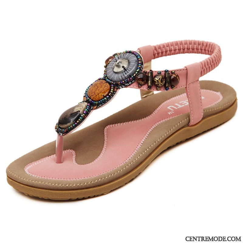 Chaussure Sandales Femme Pas Cher En Vente, Sandales Femme Beige Pas Cher Tout Blanc Noir
