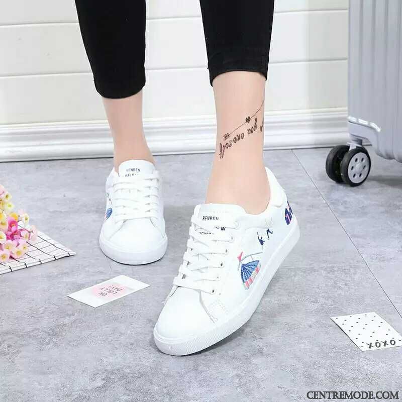 Chaussure Skate Noir Femme, Basket Skate Marron Femme Bleu Marin Vert Émeraude