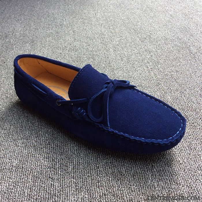 Chaussures Bicolores Homme, Mocassin Homme Confort Marron Pérou