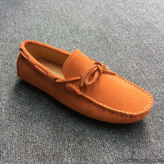 Chaussures Bicolores Homme, Mocassin Homme Confort Marron Pérou