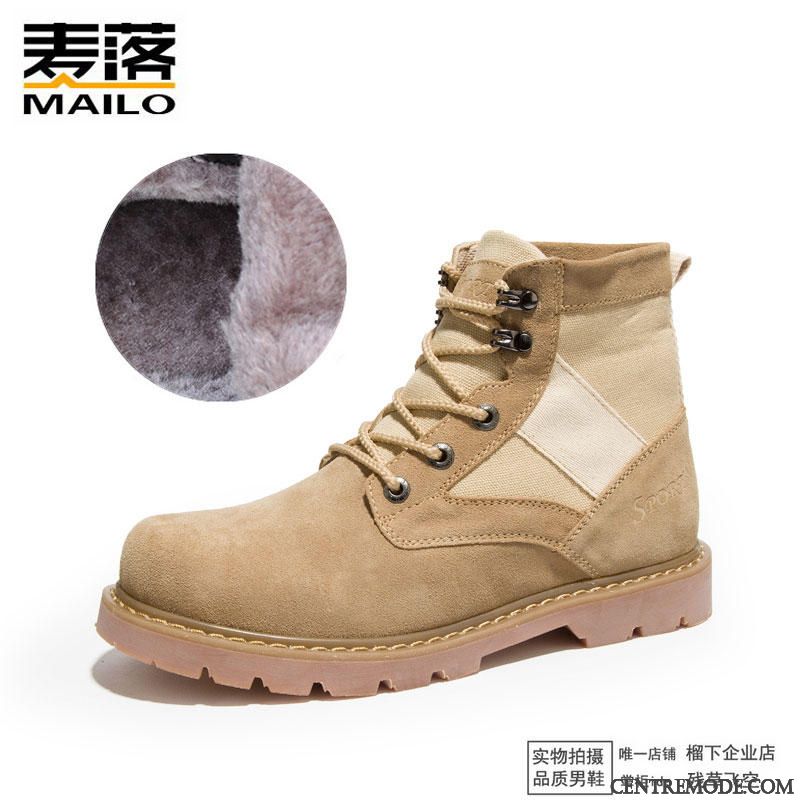 Chaussures Boots Hommes Soldes Chameau Noir, Bottes Homme Montante Cuir Pas Cher Soldes