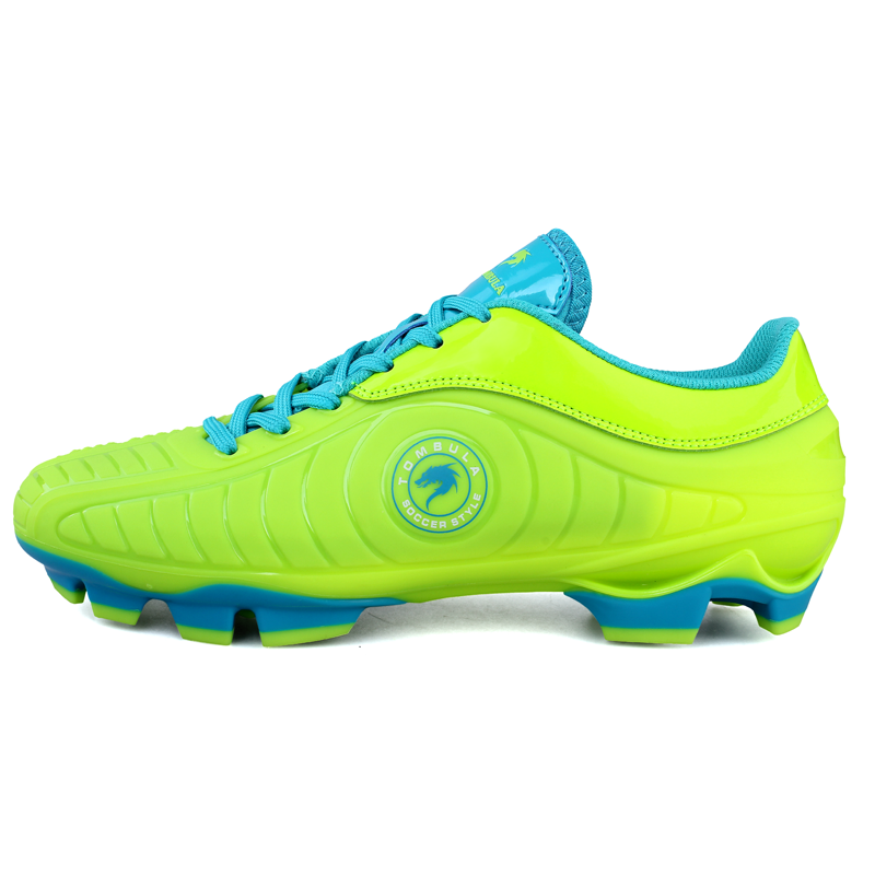 Chaussures De Foot Compensées, Les Chaussures De Foot Bleu Turquoise Vert