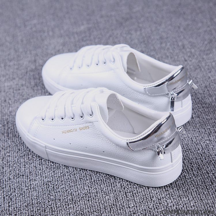 Chaussures En Peau Femme Blé Saumon, Chaussure De Skate Femme Pas Cher