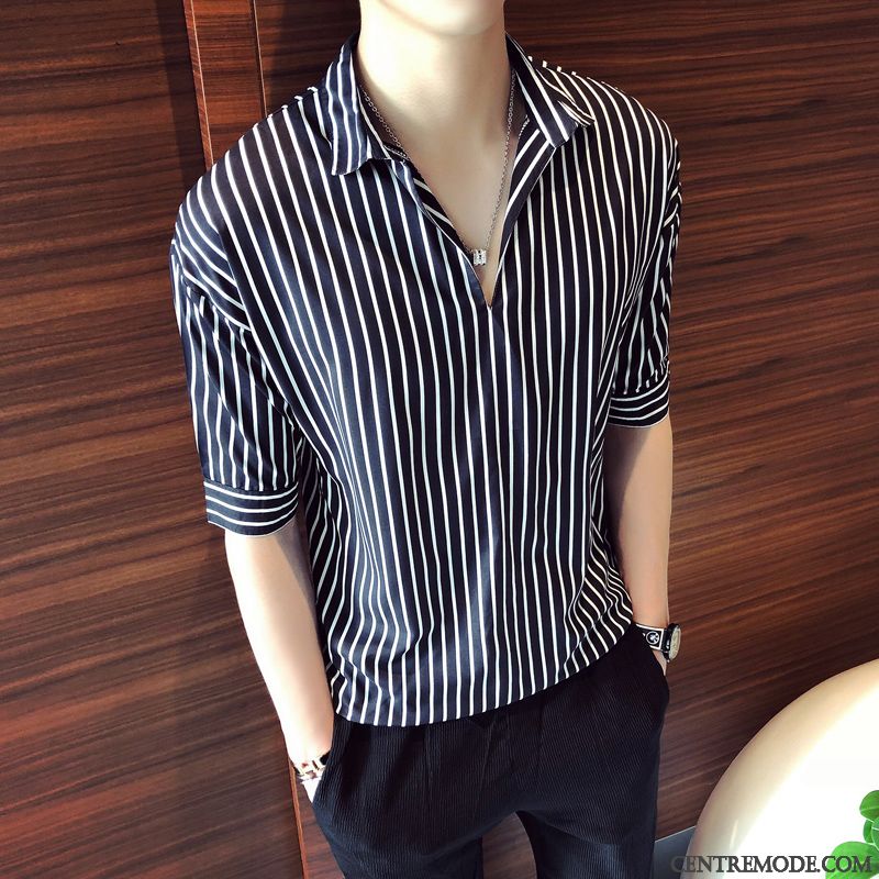 Chemise Blanche Cintrée Homme Pas Cher En Vente, Chemise En Solde Homme Argent Chocolat