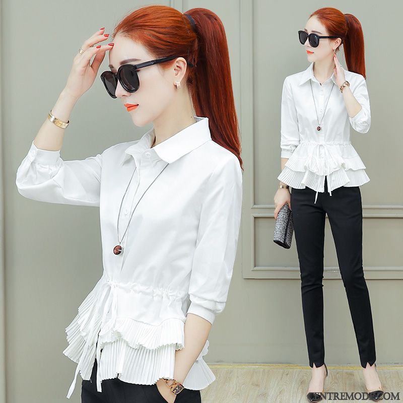 Chemise Blanche Longue Femme, Tunique D Été Femme Saphir Sandybrown