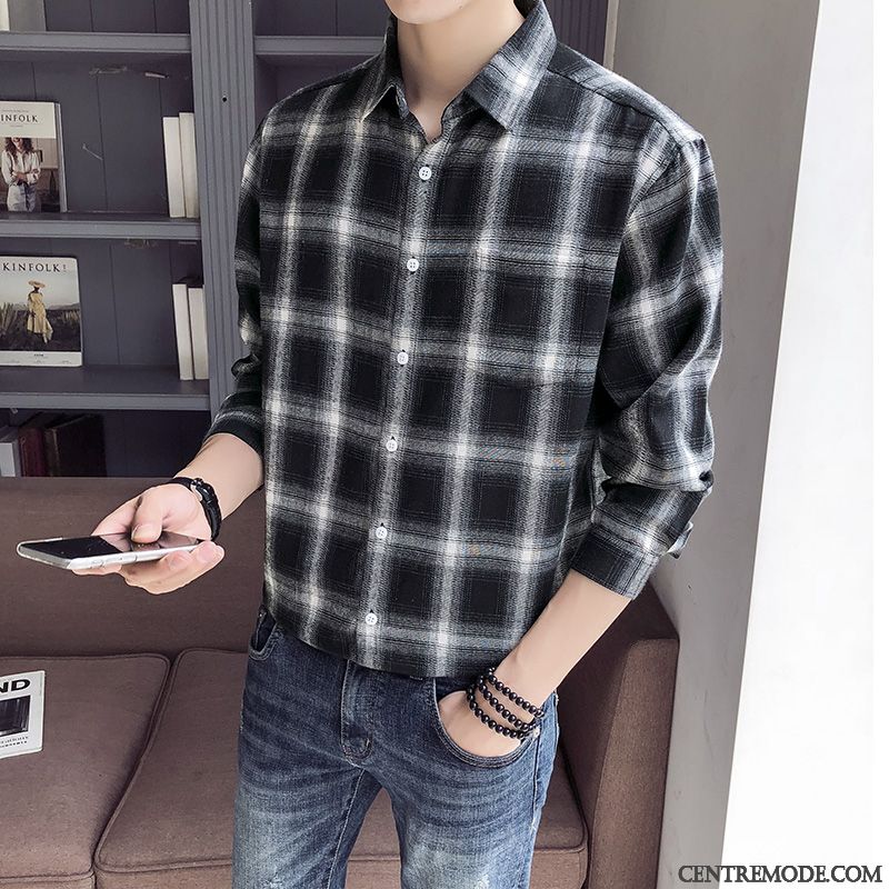 Chemise En Coton Homme Paleturquoise Violet, Chemise De Marque Homme Pas Cher
