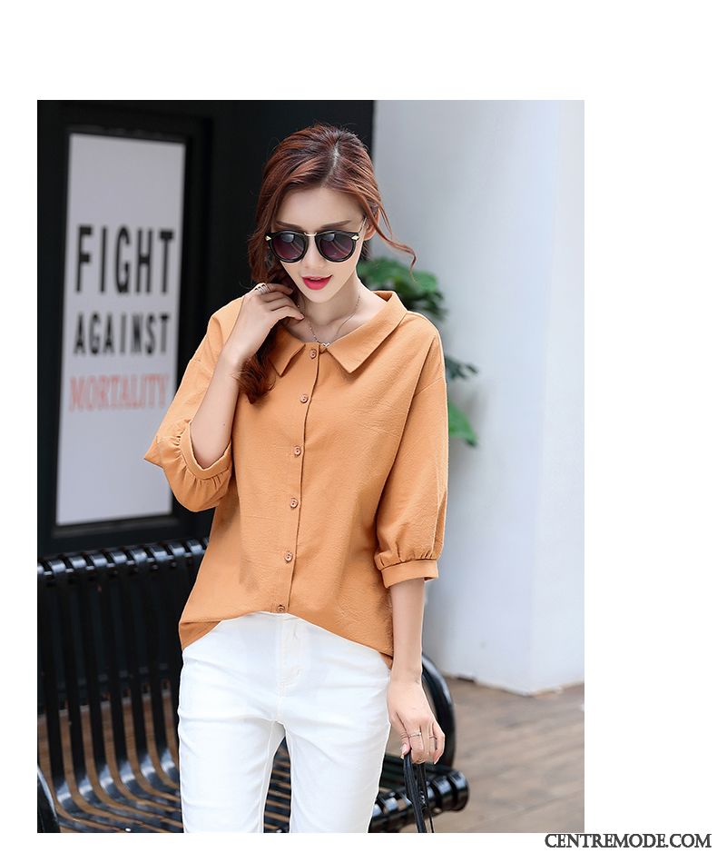 Chemise Femme En Jean, Chemise Volantée Femme Chocolat Lawngreen