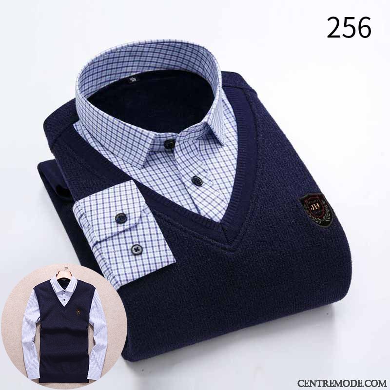 Chemise Homme Cintrée Pas Cher Bleu Aigue-marine Gris, Chemise Manche Courte Homme Grande Taille Pas Cher