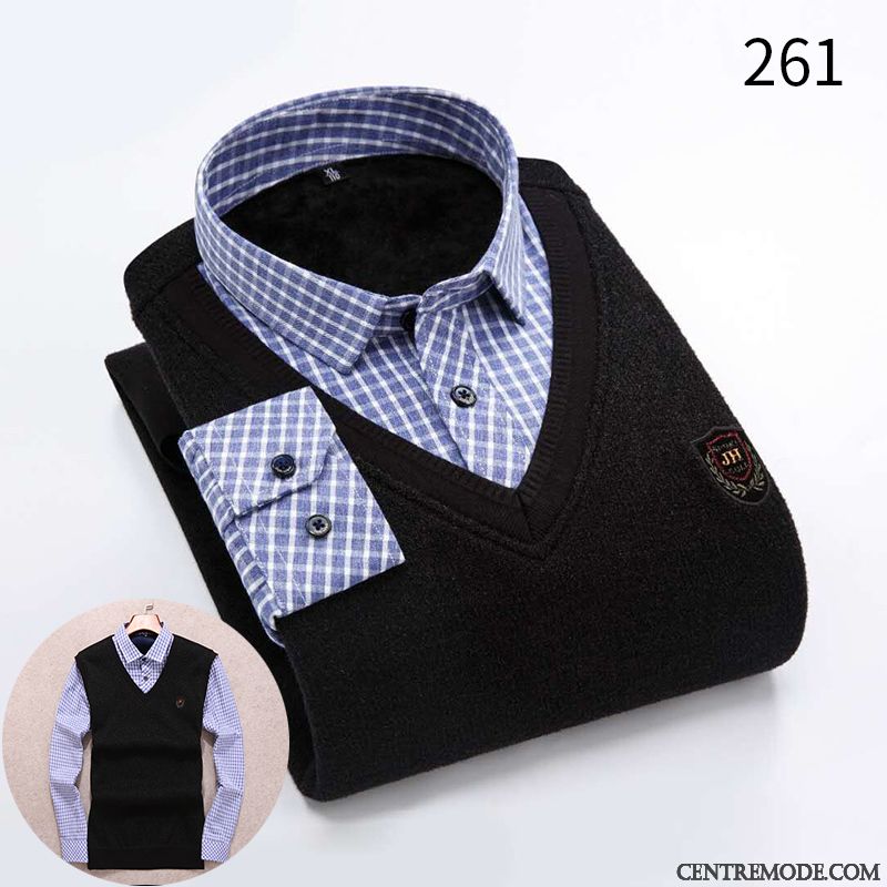 Chemise Homme Cintrée Pas Cher Bleu Aigue-marine Gris, Chemise Manche Courte Homme Grande Taille Pas Cher