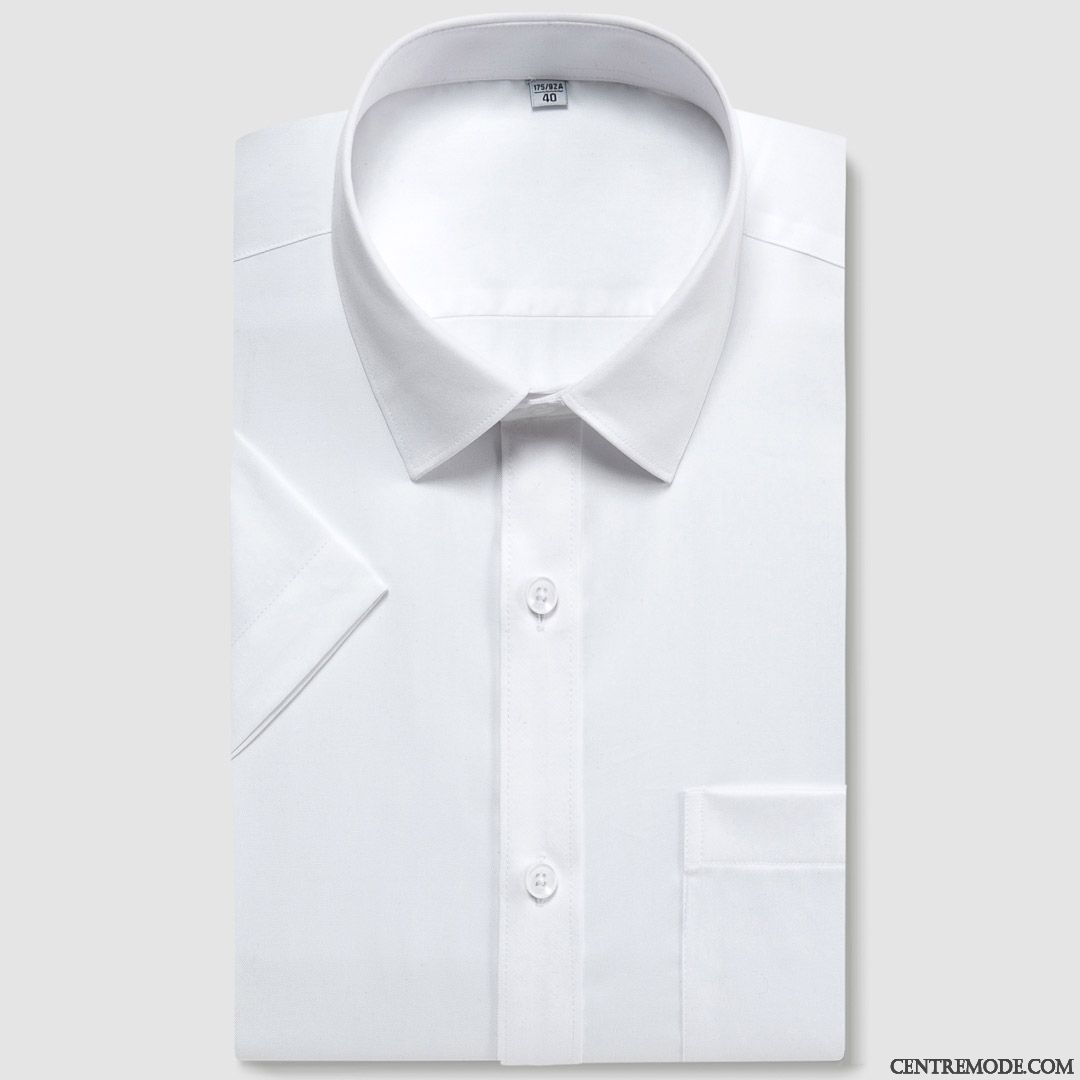 Chemise Homme Promotion, Chemise Homme Originale Palevioletred Blanc D'huître