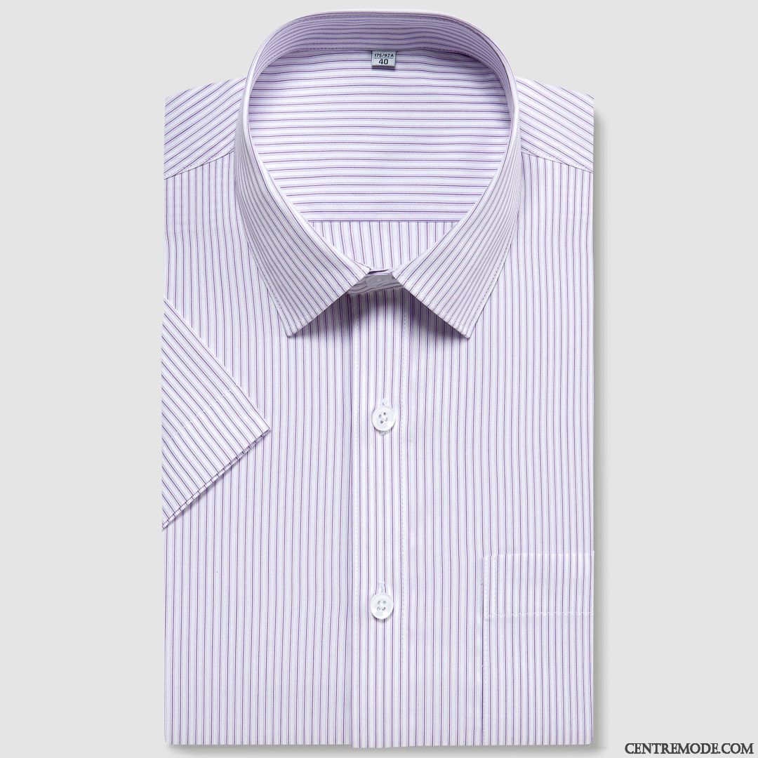 Chemise Homme Promotion, Chemise Homme Originale Palevioletred Blanc D'huître