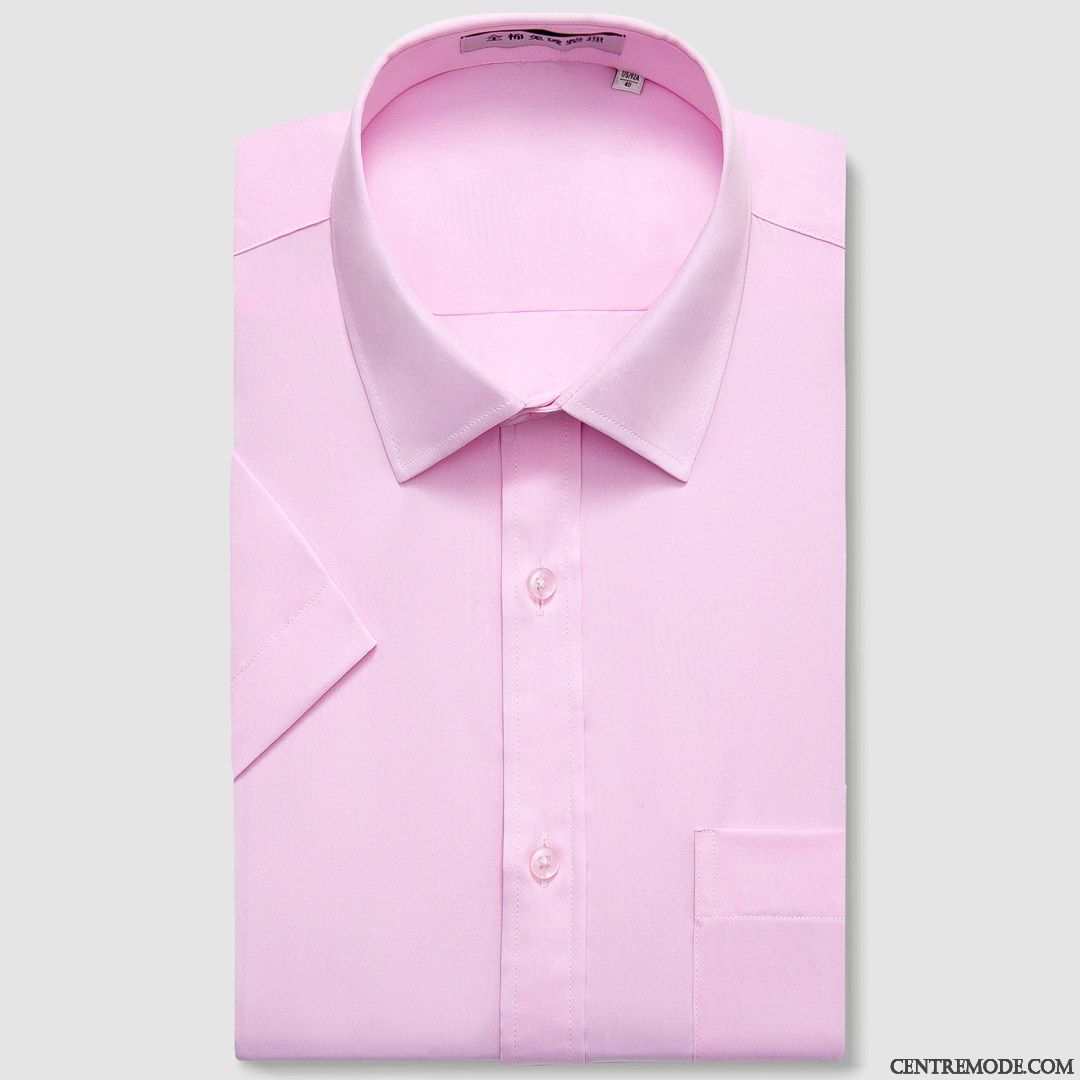 Chemise Homme Promotion, Chemise Homme Originale Palevioletred Blanc D'huître