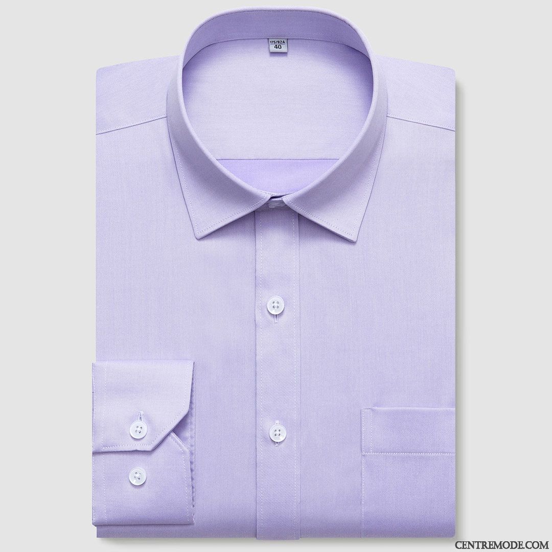 Chemise Homme Promotion, Chemise Homme Originale Palevioletred Blanc D'huître