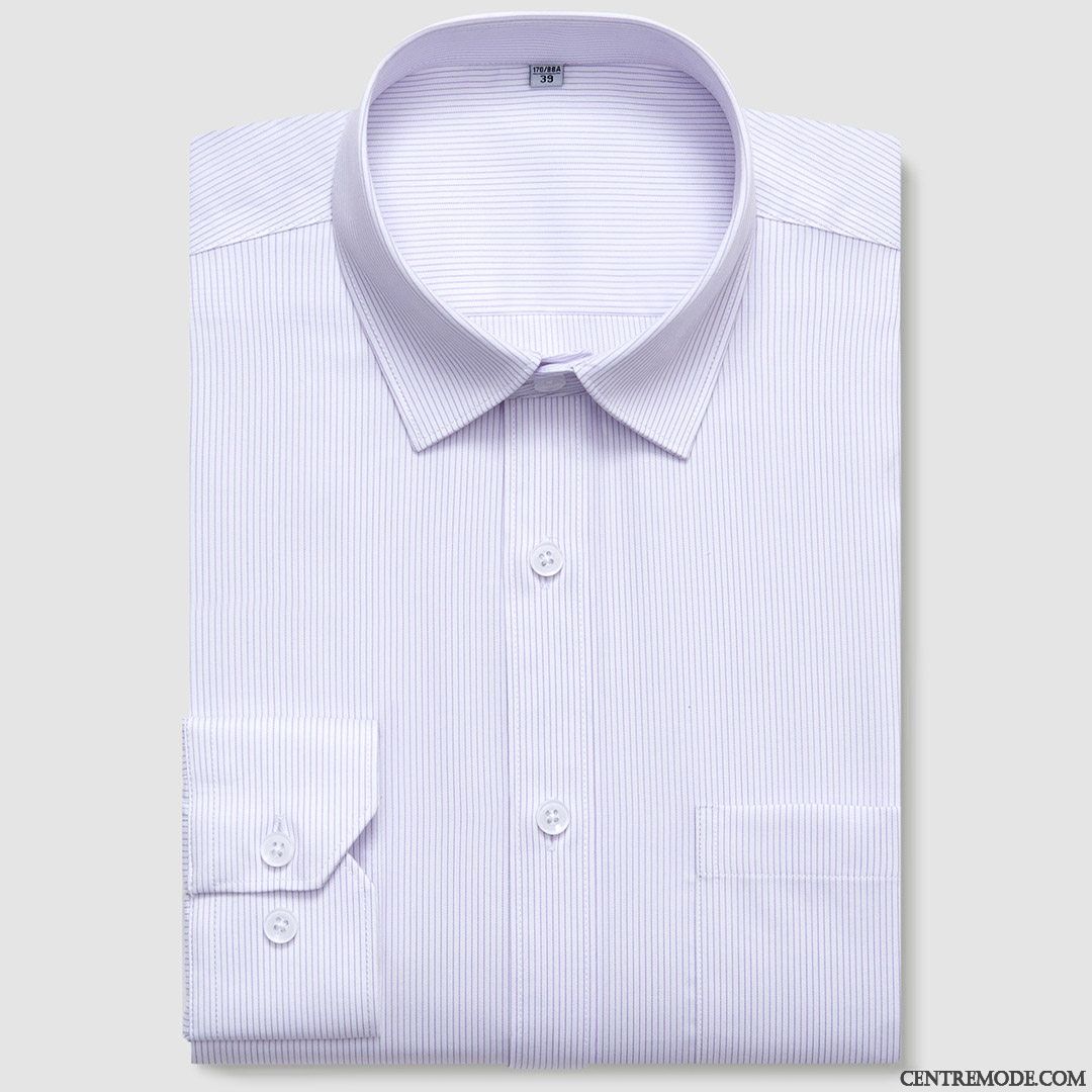 Chemise Homme Promotion, Chemise Homme Originale Palevioletred Blanc D'huître