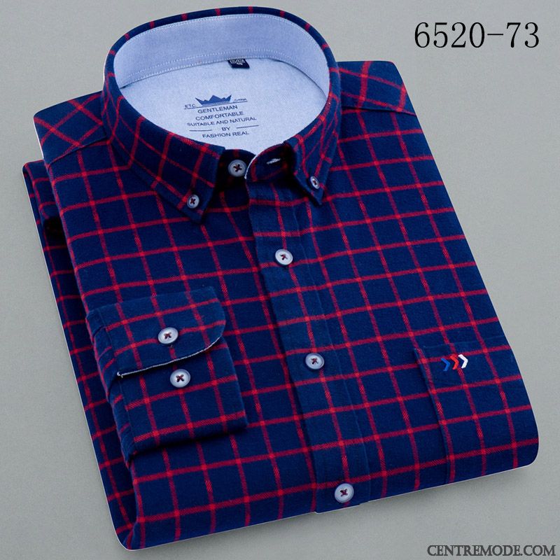 Chemise À Carreaux Rouge Et Noir Homme, Chemise Denim Homme Palevioletred Marine