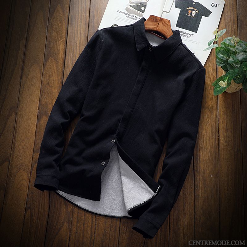 Chemisier Noir Et Blanc, Chemise Homme Col Italien Seashell Seashell