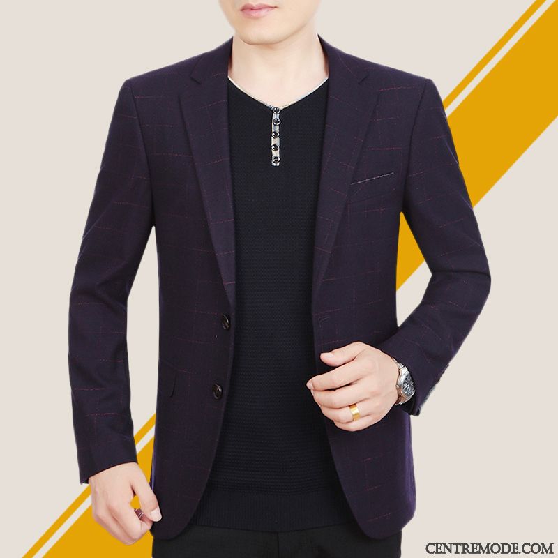 Costard Homme Noir Tomate Brun, Prix Costume Mariage Homme Pas Cher Soldes