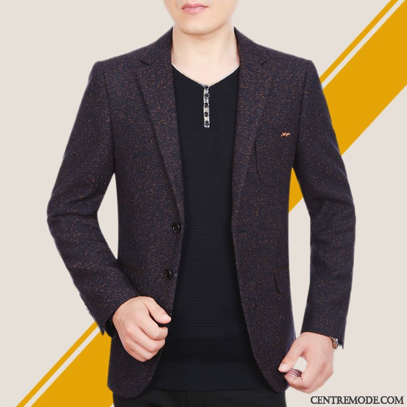 Costard Homme Noir Tomate Brun, Prix Costume Mariage Homme Pas Cher Soldes