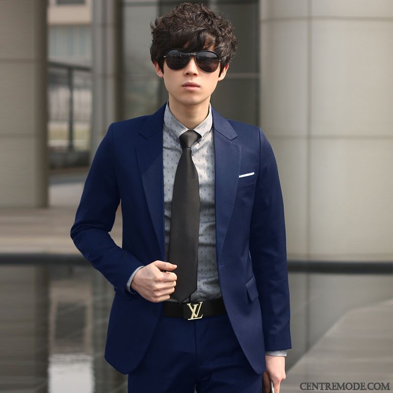 Costume Avec Blazer Homme Pas Cher, Costume Blanc Pour Homme Mauve Gris Fumé
