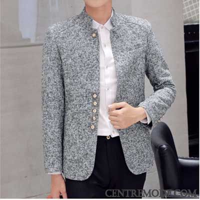 Costume Bleu Nuit Homme Noir Olive Verte, Blazer Costume Bleu Marine