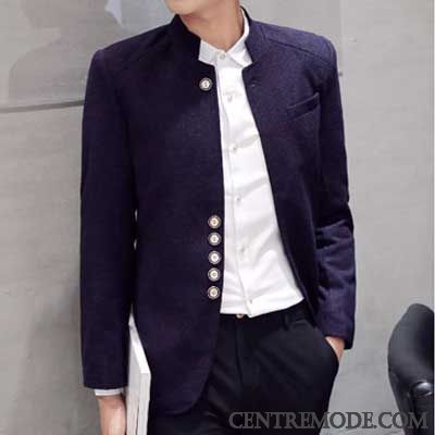 Costume Bleu Nuit Homme Noir Olive Verte, Blazer Costume Bleu Marine