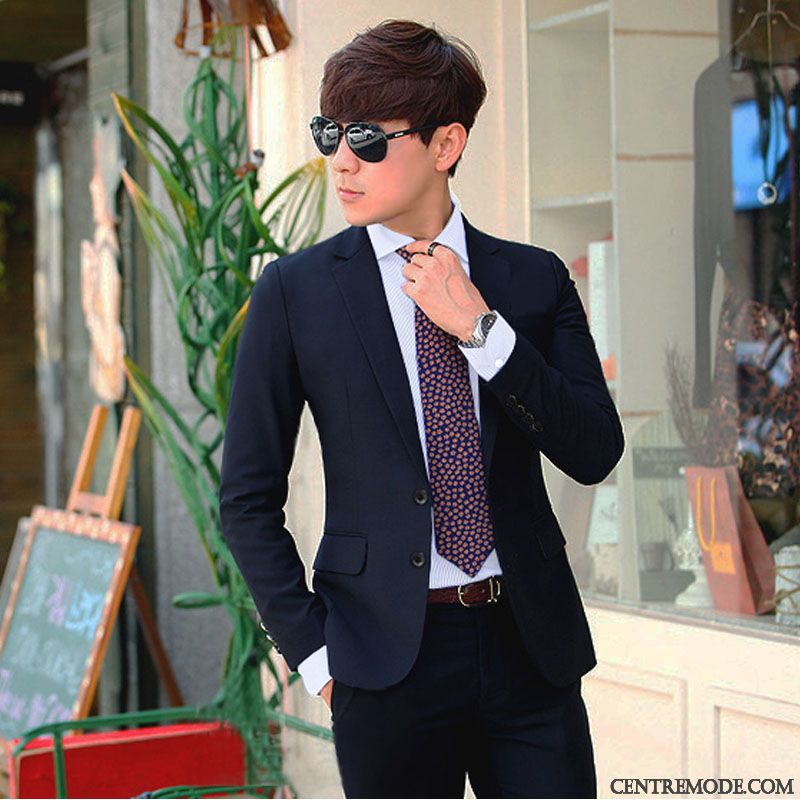 Costume Homme Vert Printanier Saphir, Costume Pour Homme Slim Pas Cher Soldes