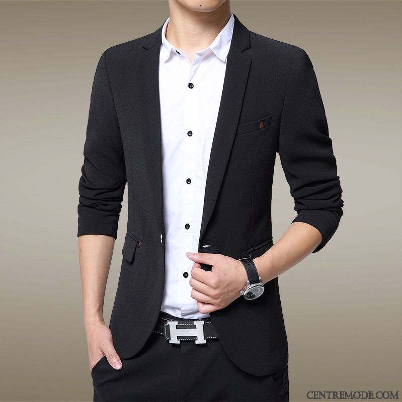 Costume Homme De Mariage Or Papayawhip, Blazer Costume Noir Homme