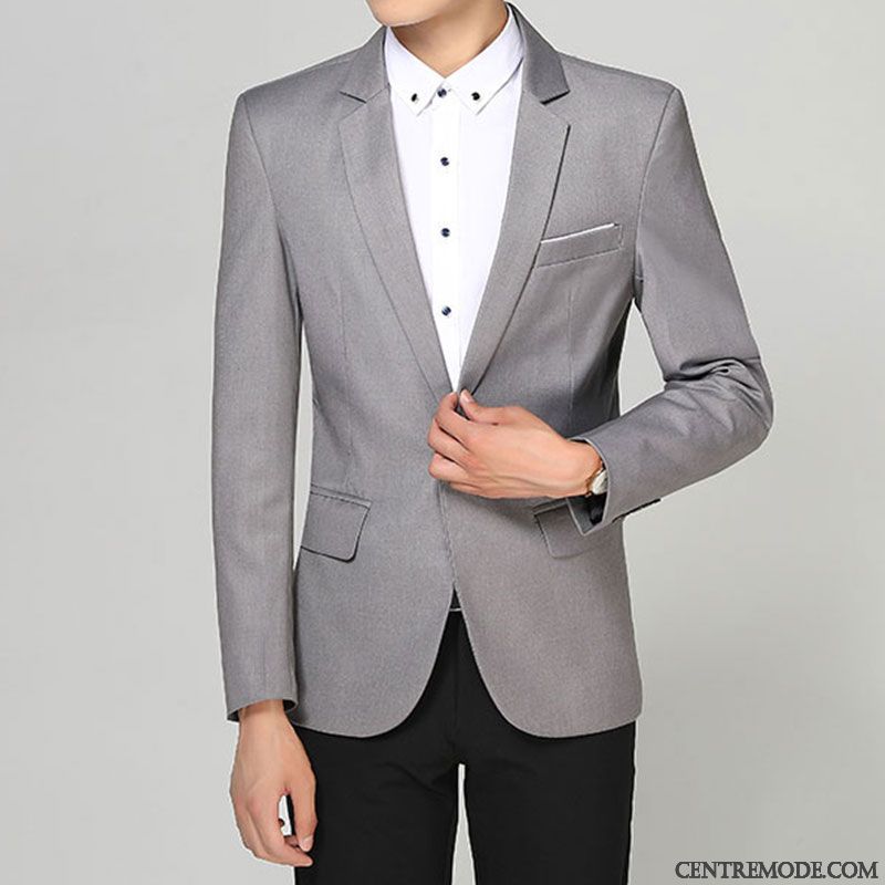 Costume Homme Gris Bleu Neige Gris Charbon, Costume Homme Mode Mariage Pas Cher