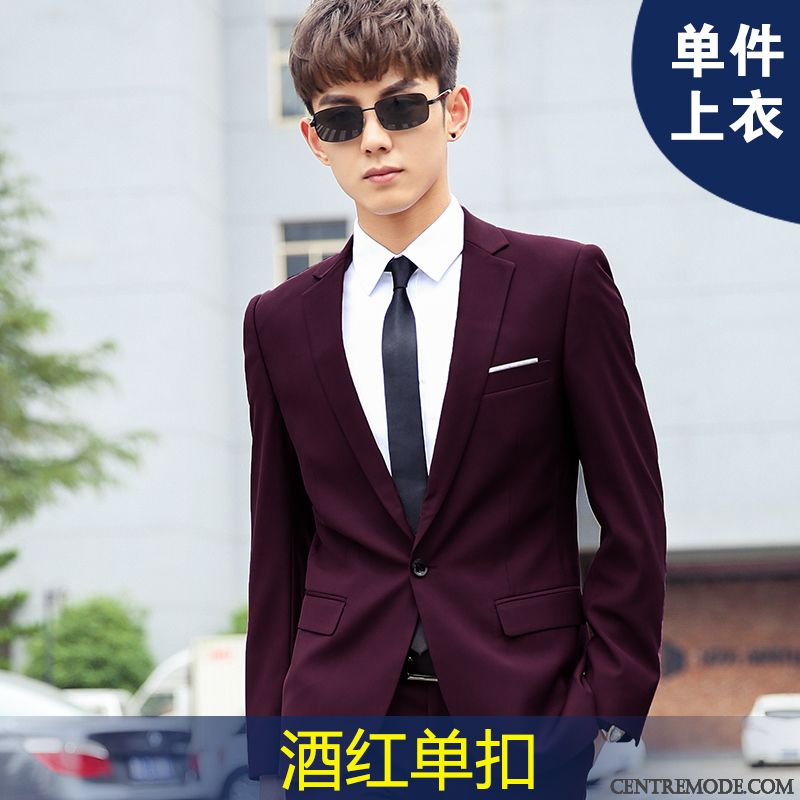 Costume Homme Mariage Noir Brun Blanc, Costume Mariage Pour Homme