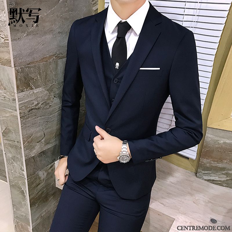 Costume Homme Noir Slim Sarcelle Brun, Costume Pour Homme Pas Cher