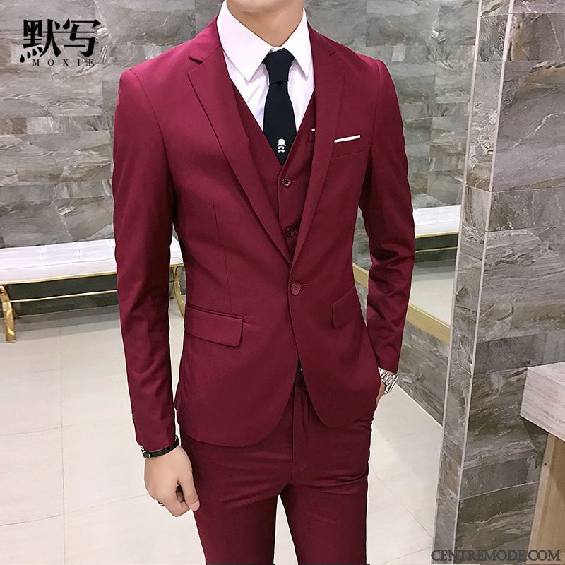 Costume Homme Noir Slim Sarcelle Brun, Costume Pour Homme Pas Cher