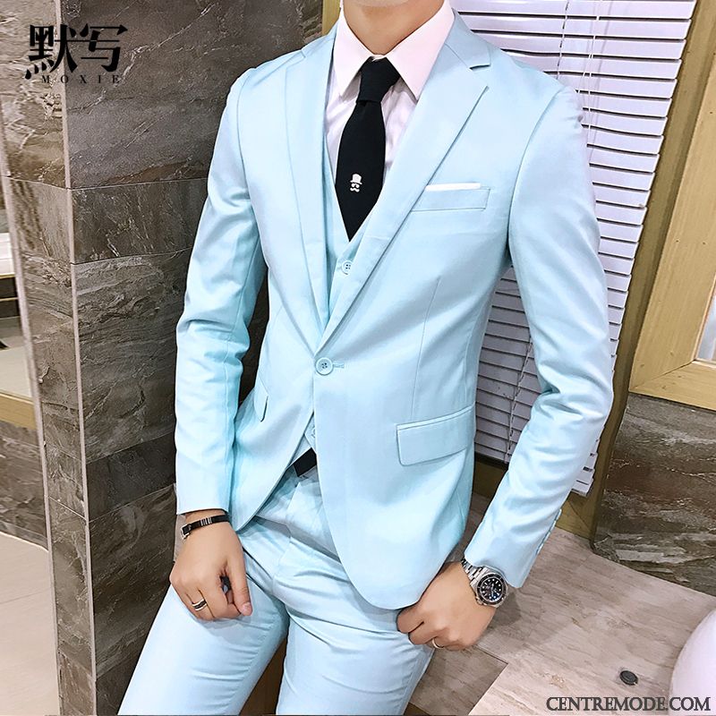Costume Homme Noir Slim Sarcelle Brun, Costume Pour Homme Pas Cher