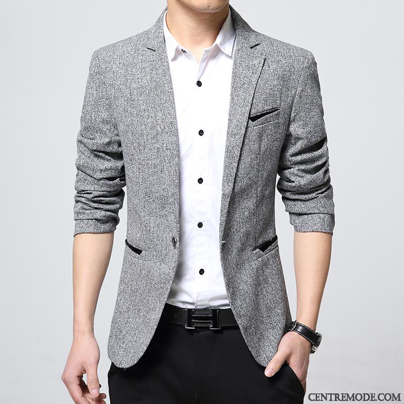 Costume Homme Promo France, Costume Noir Slim Aigue-marine Or