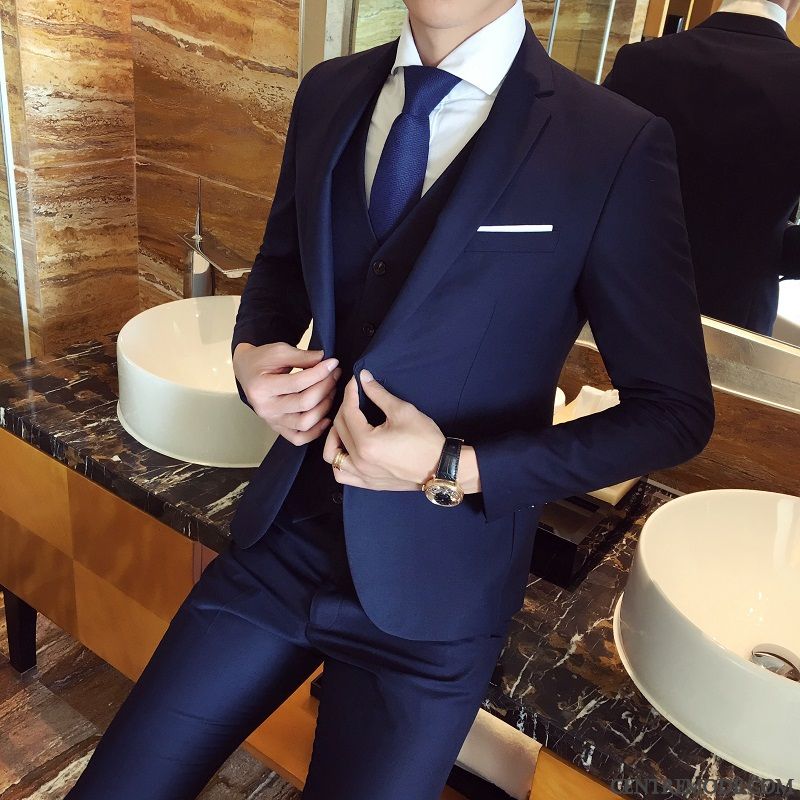 Costume Mariage Bleu Nuit Violet Bleu Turquoise, Habit De Mariage Homme