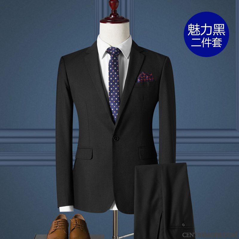 Costume Mariage Gris Pensée Rose Choquant, Blazer De Costume Homme Grande Taille