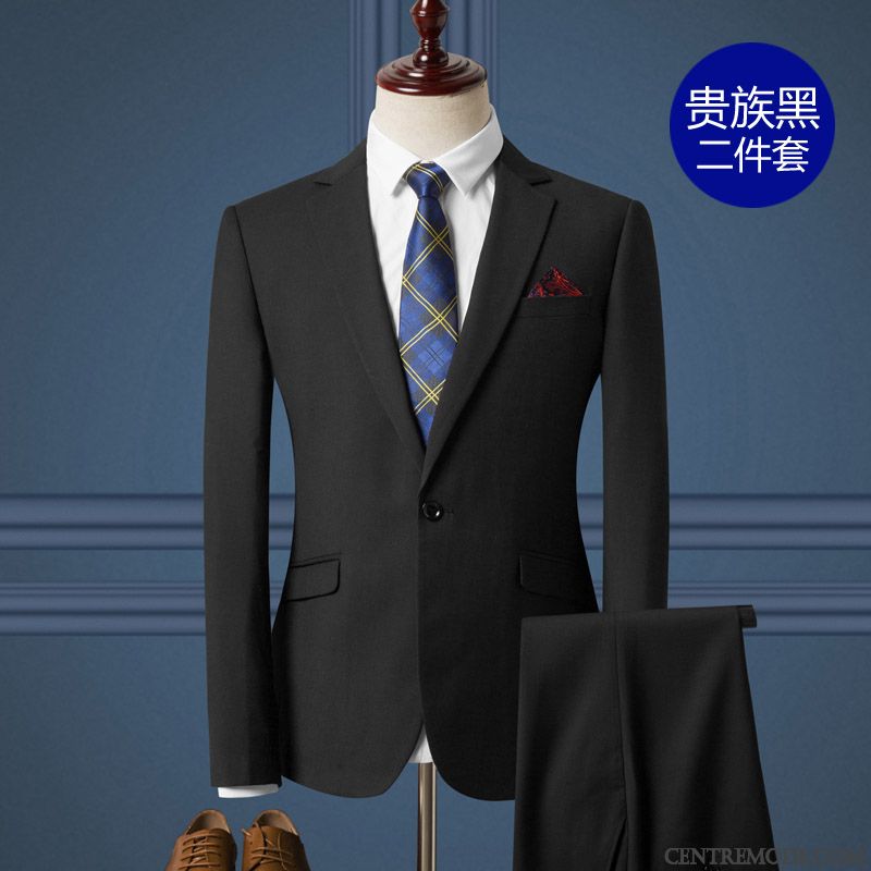 Costume Mariage Gris Pensée Rose Choquant, Blazer De Costume Homme Grande Taille