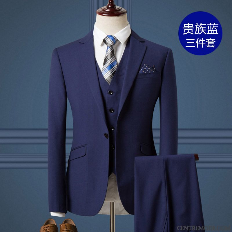 Costume Mariage Gris Pensée Rose Choquant, Blazer De Costume Homme Grande Taille