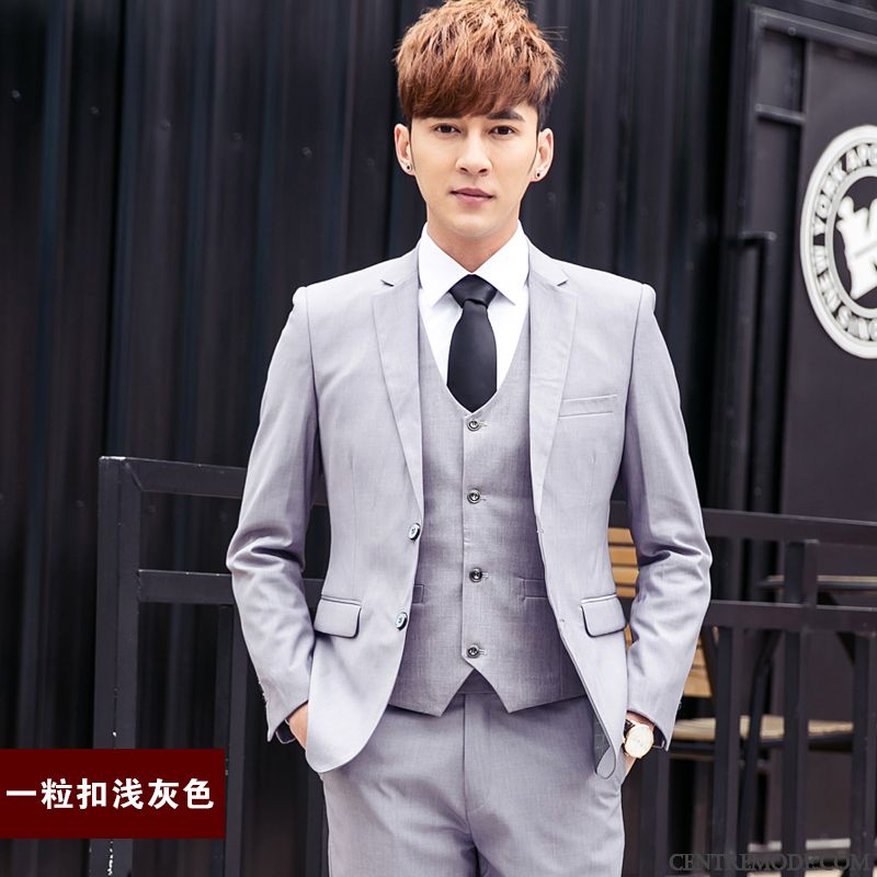 Costume Mariage Homme Bleu, Costume Complet Homme Blé Beige Sable