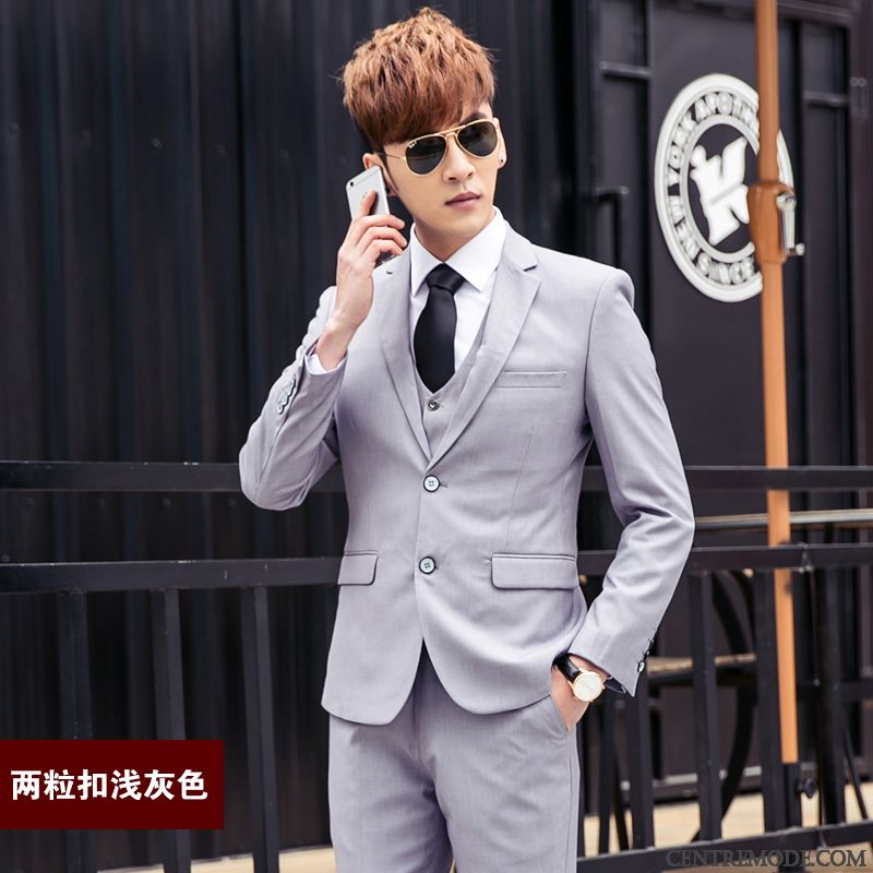 Costume Mariage Homme Bleu, Costume Complet Homme Blé Beige Sable