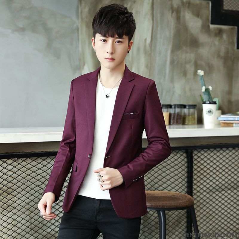 Costume Moderne Pour Homme Pas Cher Soldes, Blazer Mariage Homme Pas Cher Seashell Poudre Bleue