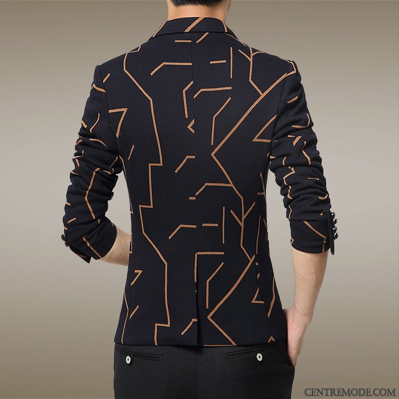 Costume Pour Homme Noir, Blazer Costume Mariage Homme Écarlate Rose Saumon