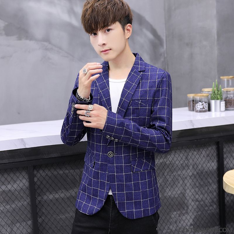 Costume Pour Mariage Pas Cher Tout Noir Gris Fumé, Blazer Costume Bleu Marine Pas Cher