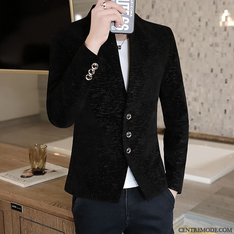 Costumes Blazer Homme Tendance Hiver Slim Personnalité Petit Costume L'automne