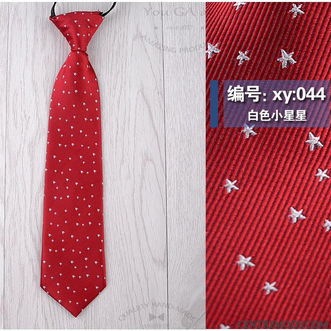 Cravate Homme Accessoires Chemise Petit Modèle Court Paragraphe Dessin Animé