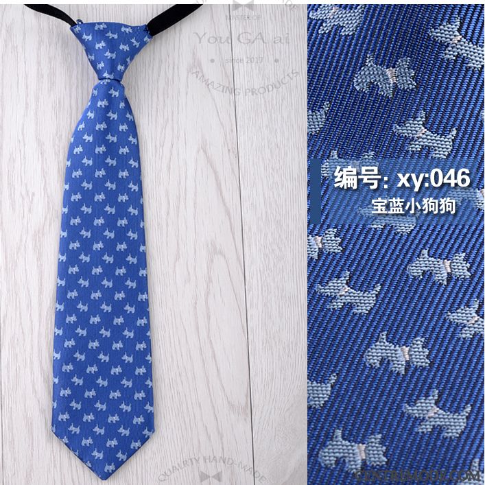 Cravate Homme Accessoires Chemise Petit Modèle Court Paragraphe Dessin Animé